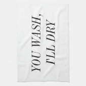 お前は俺を洗って乾かす キッチンタオル (縦)