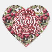 お前は俺を試さないおもしろい ハートシール (正面)