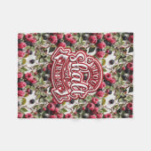 お前は俺を試さないおもしろい フリースブランケット (正面(横))