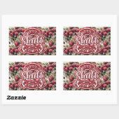 お前は俺を試さないおもしろい 長方形シール (シート)