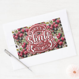 お前は俺を試さないおもしろい 長方形シール