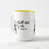 お前は俺を試さない ツートーンマグカップ (正面左)