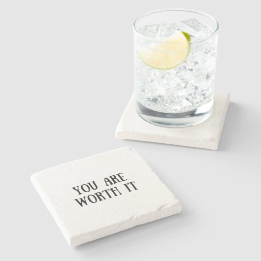 お前は値打ちがある ストーンコースター (横)