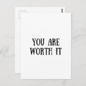 お前は値打ちがある ポストカード (正面/裏面)