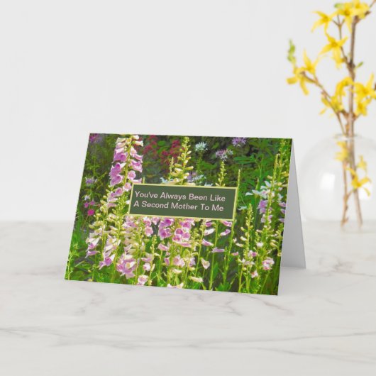 「お前は僕にとって二人目の母親のようだった」/フローラ カード (黄色い花)