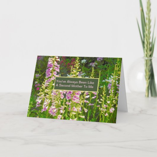 「お前は僕にとって二人目の母親のようだった」/フローラ カード (正面)