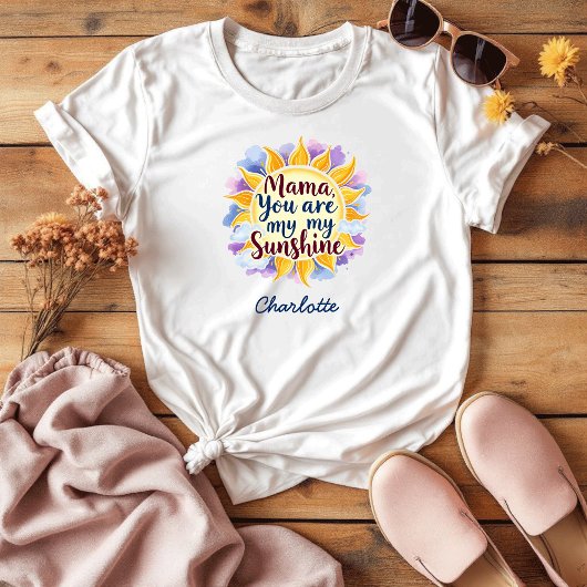 お前は僕の日光だ | お母さんへのかわいい心のこもった贈り物 Tシャツ