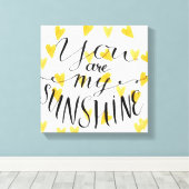 お前は僕の日光だ キャンバスプリント (インサイチュ (ウッドフロア))