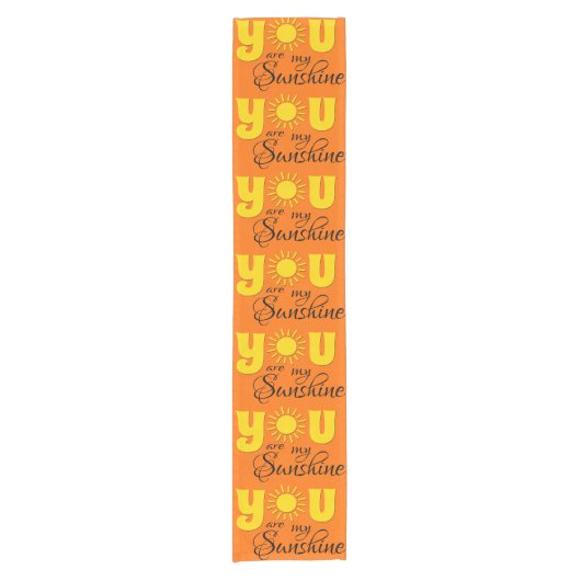 お前は僕の日光だ ショートテーブルランナー (正面)