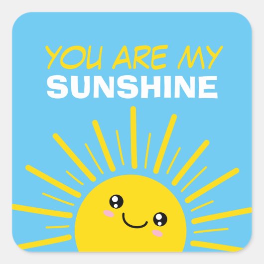 お前は僕の日光だ スクエアシール (正面)