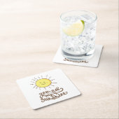 お前は僕の日光だ スクエアペーパーコースター (インサイチュ)