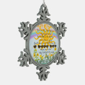 お前は僕の日光だ スノーフレークピューターオーナメント (左)