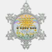 お前は僕の日光だ スノーフレークピューターオーナメント (正面)