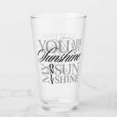 お前は僕の日光だ タンブラーグラス (正面)