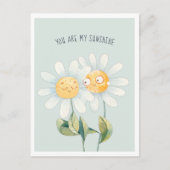 お前は僕の日光だ |デイジーフローラキッズバレンタイン シーズンポストカード (正面)