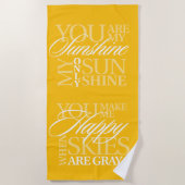 お前は僕の日光だ ビーチタオル (正面)