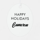 お前は僕の日光だ メタルオーナメント (裏面)