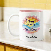 お前は僕の日光だ | 母への心からの贈り物 ツートーンマグカップ
