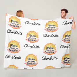 お前は僕の日光だ | 母への感傷的ギフト | フリースブランケット