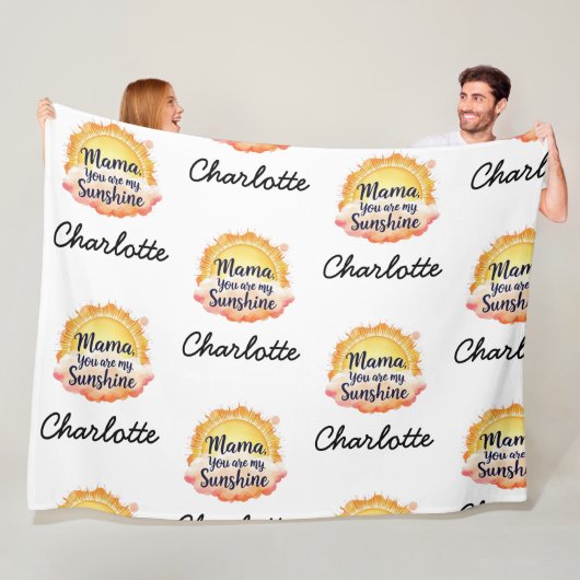 お前は僕の日光だ | 母への感傷的ギフト | フリースブランケット (インサイチュ)