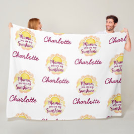 お前は僕の日光だ | 母最高のの日 フリースブランケット