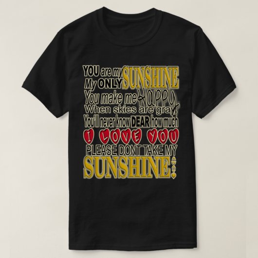 お前は僕の日光だ Tシャツ (デザイン正面)