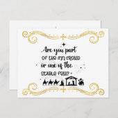 お前は入居者かクリスチャン・クリスマス ポストカード (正面/裏面)