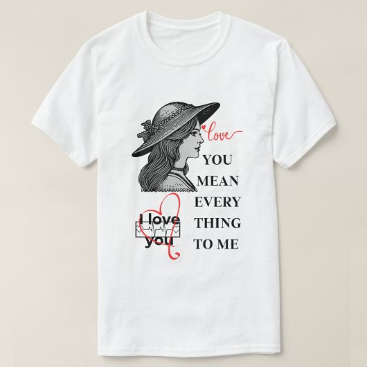 お前は全てを僕に意地悪だ Tシャツ (デザイン正面)