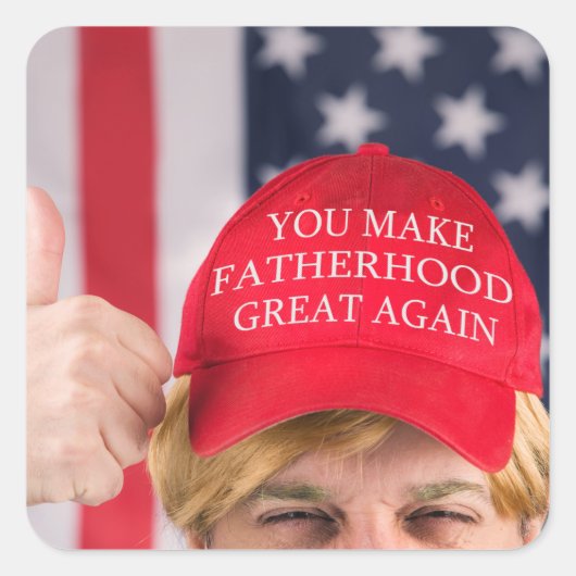 お前は再び父親素晴らしになる スクエアシール (正面)