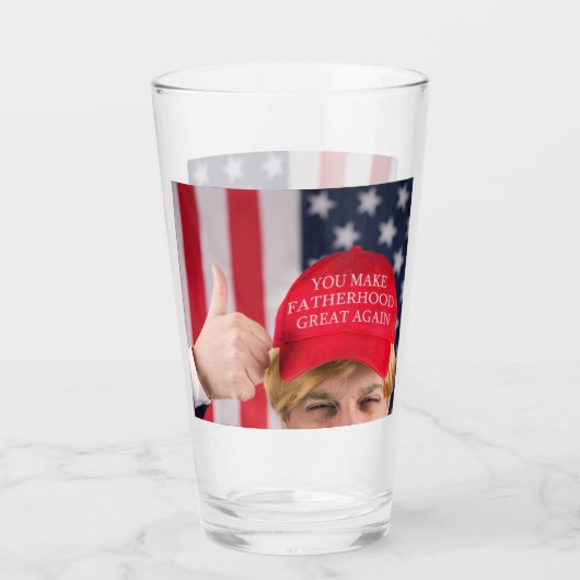 お前は再び父親素晴らしの世界に戻る    タンブラーグラス (裏面)