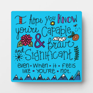 お前は勇敢だ フォトプラーク