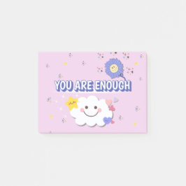 お前は十分だ – かわいいパステルやる気を起こさせるスティッキーN ポストイット