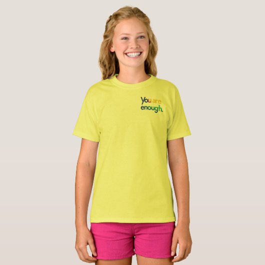 お前は十分だ Tシャツ (正面フル)