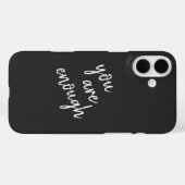 お前は十分な引用文 Case-Mate iPhoneケース (裏面 (横))