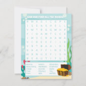 お前は味わい深い人魚のバレンタインデーだ ノートカード (裏面)