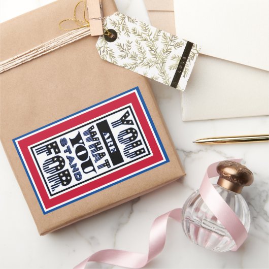 お前は味方だ 長方形シール (ギフト)