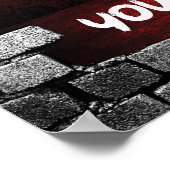 お前は壁に閉じ込められてばかりいる ポスター (角)