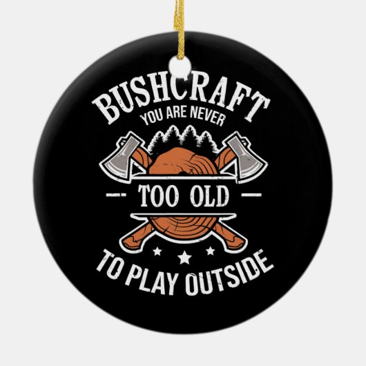 お前は外に出るには年を取り過ぎな遊いさ セラミックオーナメント (裏面)