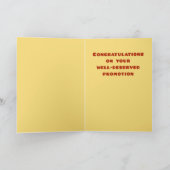 お前は大プロモーション カード (内部)