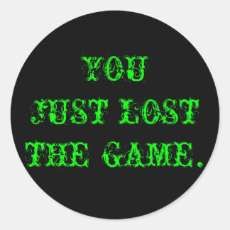 お前は失った勝負だ ラウンドシール