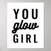 お前は女を照らす |感動的引用文 ポスター (正面)