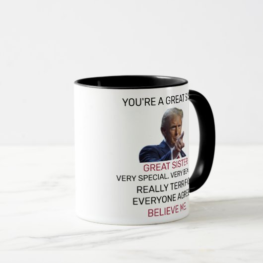 お前は妹素晴らしで新しい女性への贈り物だ マグカップ (正面右)