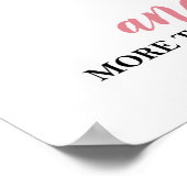 お前は子供用プリントのブラバーのポスターだ ポスター (角)