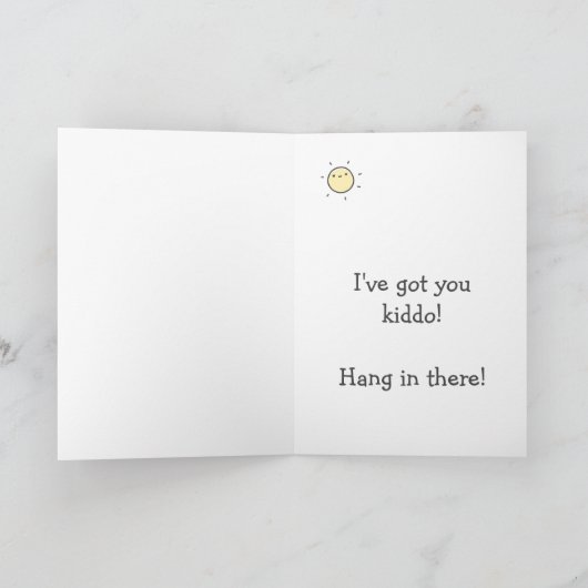 お前は子得供だ!かわいい癌のサポート カード (内部)