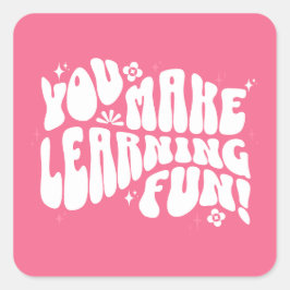 お前は学おもしろいだ！ スクエアシール