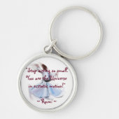 お前は宇宙だ！瑠美の詩的な知恵 キーホルダー (正面)