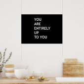 お前は完全に自分の責任を負う ポスター (キッチン)