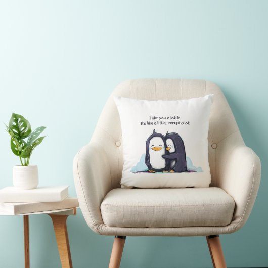 お前は小さなペンギンが好きだ – 枕! クッション (椅子)