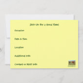 お前は居るのか?キャトルカーブウェスタンパーティーシャワー 招待状 (裏面)