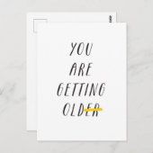 お前は年を取った ポストカード (正面/裏面)